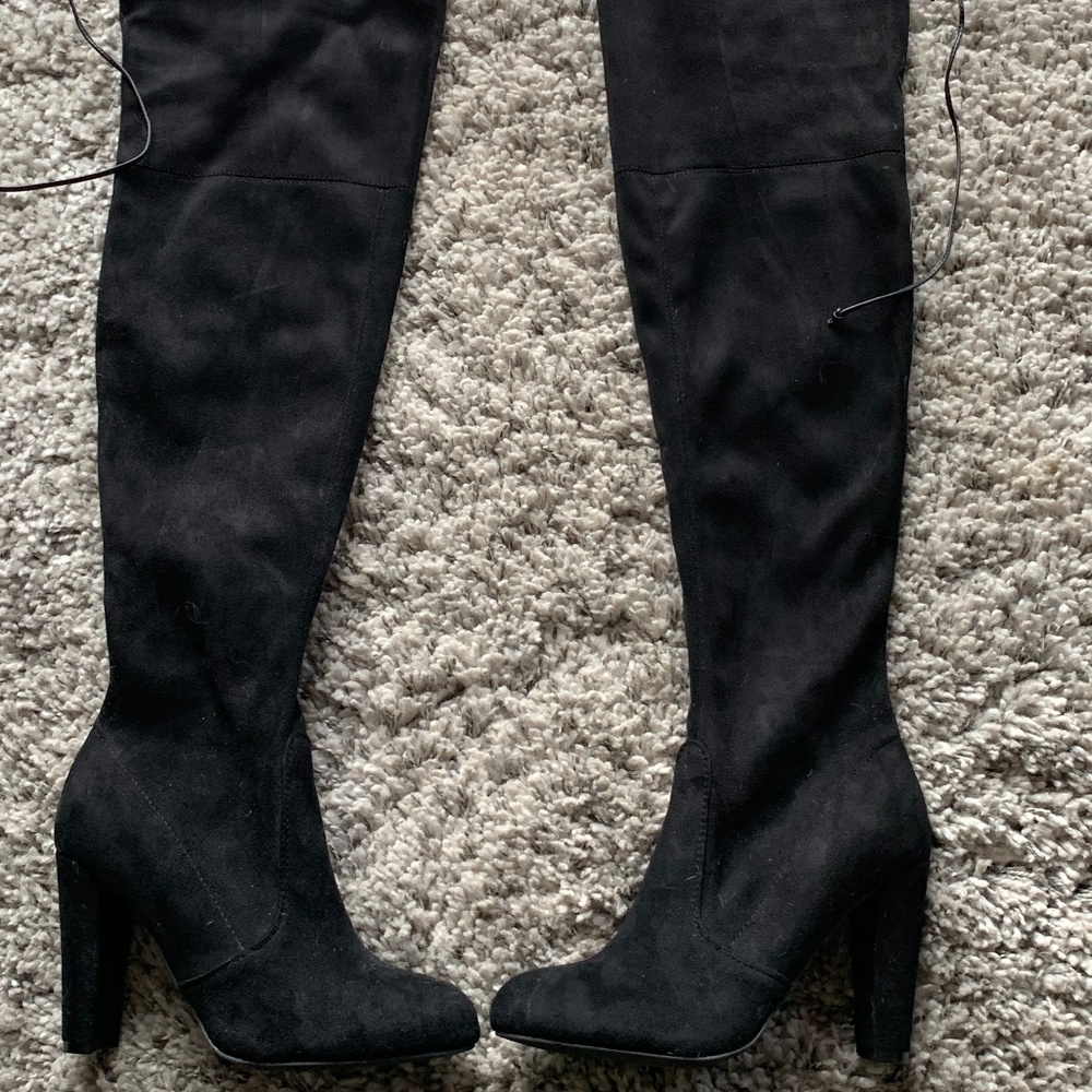 Over The Knee Suede Boots